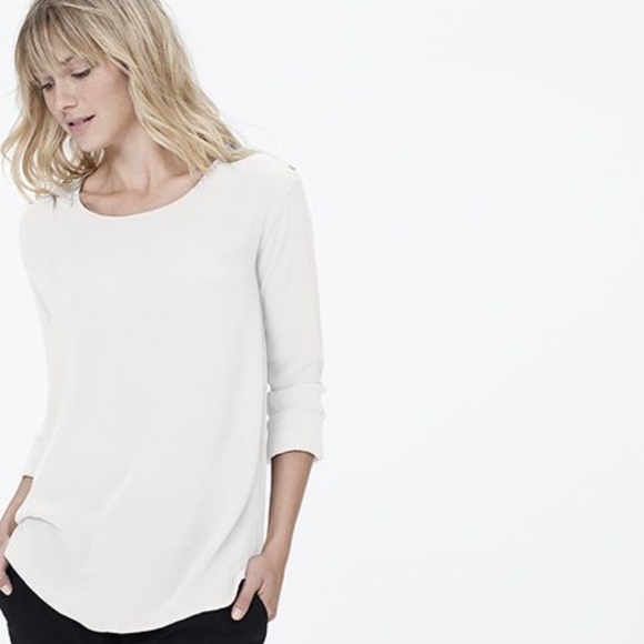 James Perse Tops - James Perse | Button Shoulder Long Sleeve